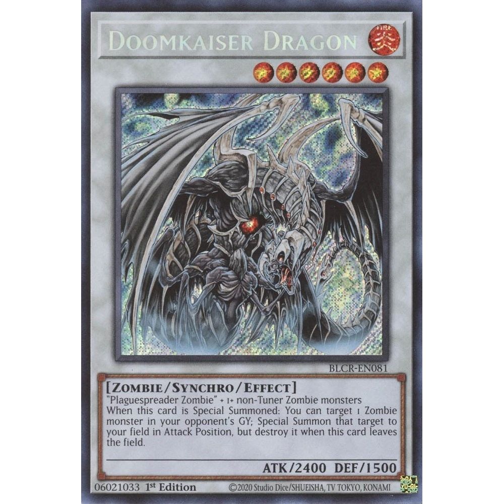 Image for Doomkaiser Dragon (BLCR-EN081) (BLCR) - YuGiOh