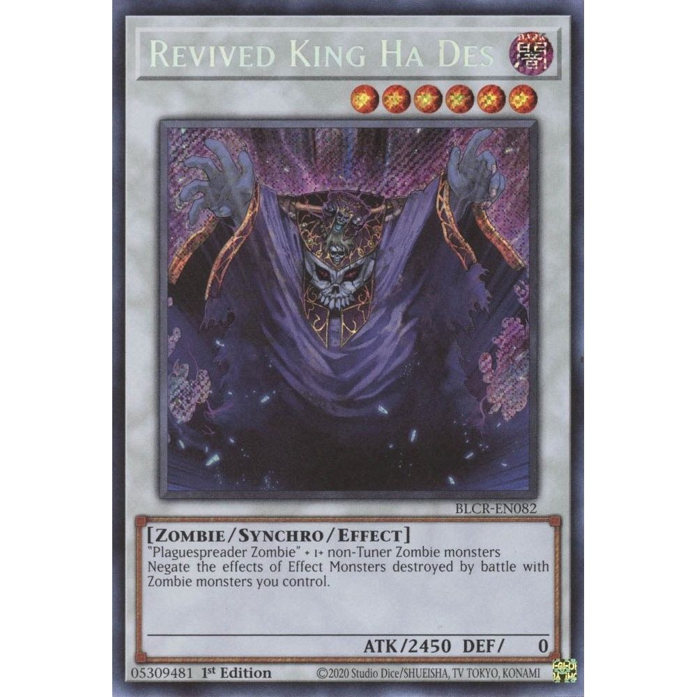 Image for Revived King Ha Des (BLCR-EN082) (BLCR) - YuGiOh