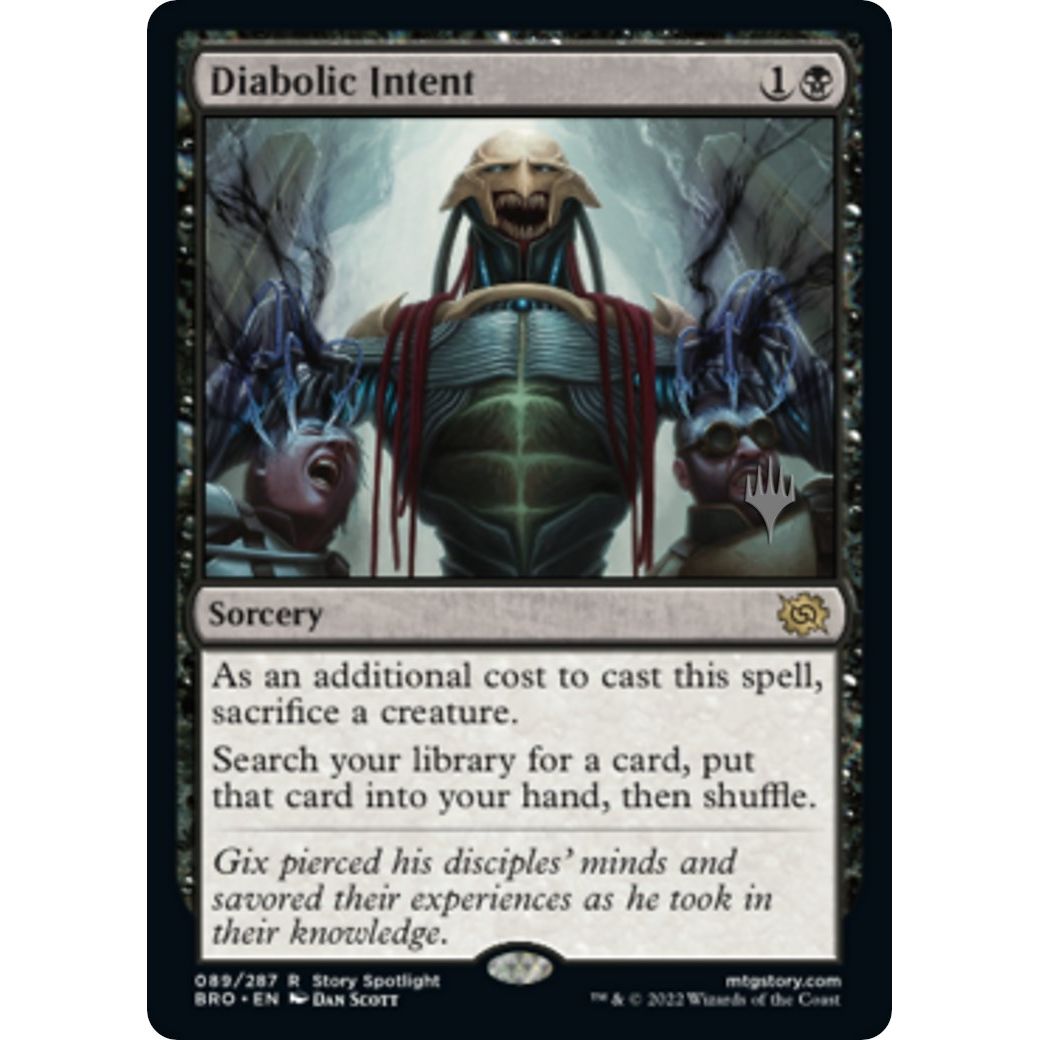Image for Diabolic Intent (89) (PPBRO) - Magic: The Gathering