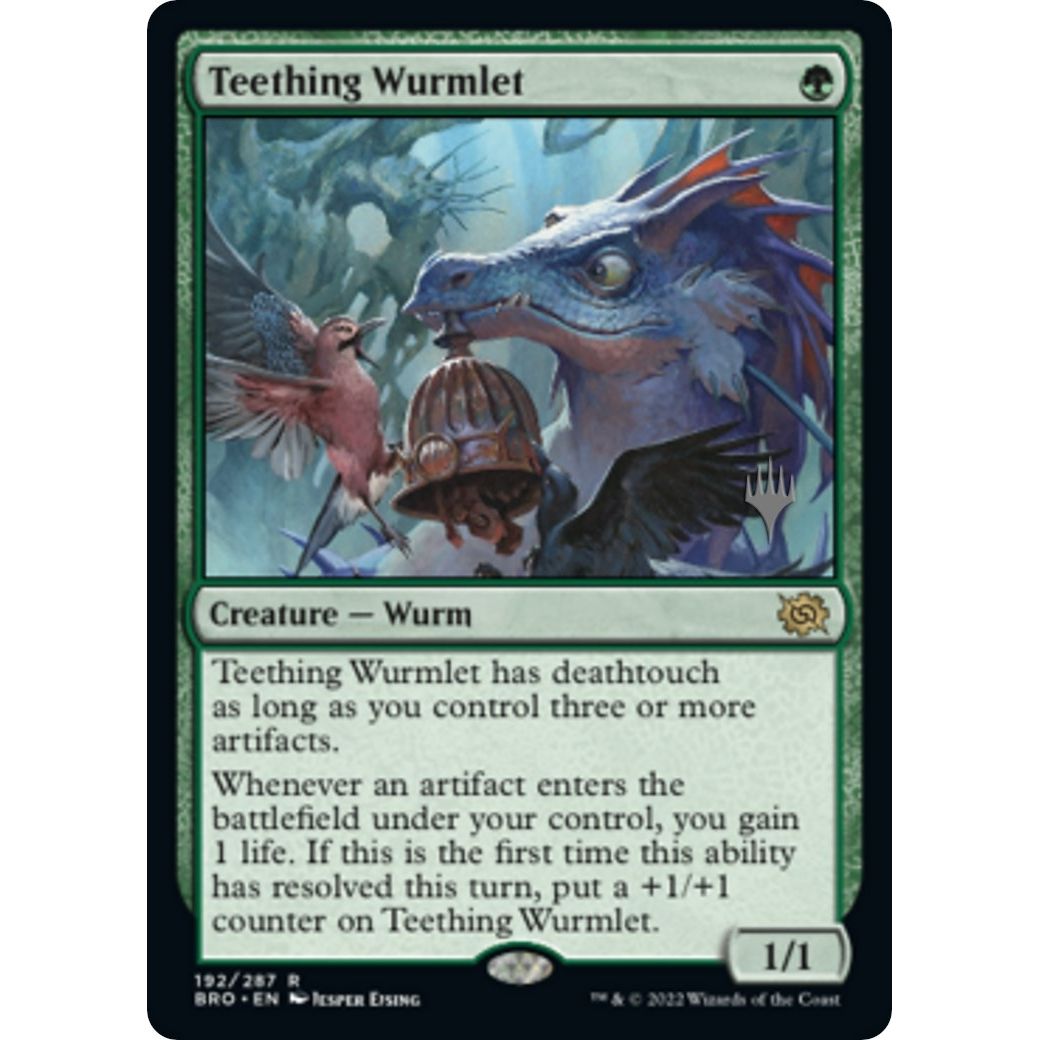 Image for Teething Wurmlet (192) (PPBRO) - Magic: The Gathering
