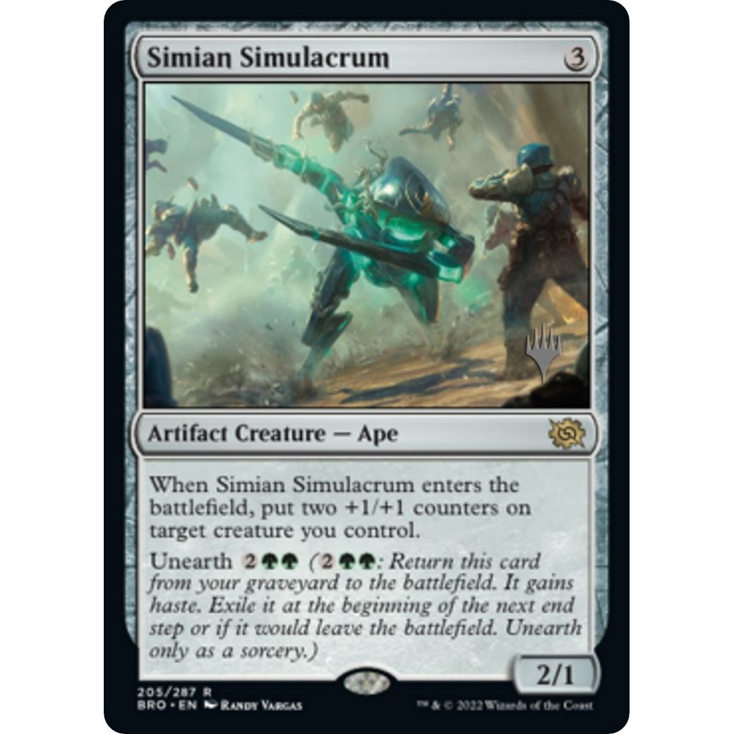Image for Simian Simulacrum (205) (PPBRO) - Magic: The Gathering