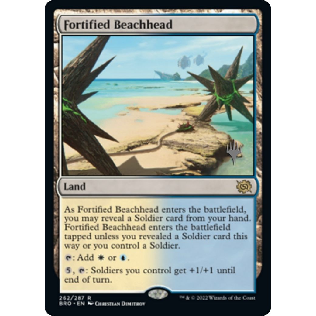 Image for Fortified Beachhead (262) (PPBRO) - Magic: The Gathering