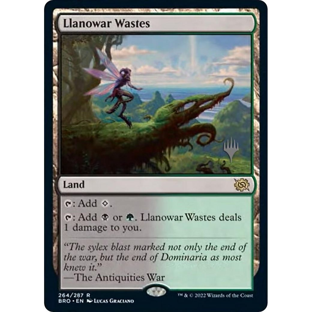 Image for Llanowar Wastes (264) (PPBRO) - Magic: The Gathering