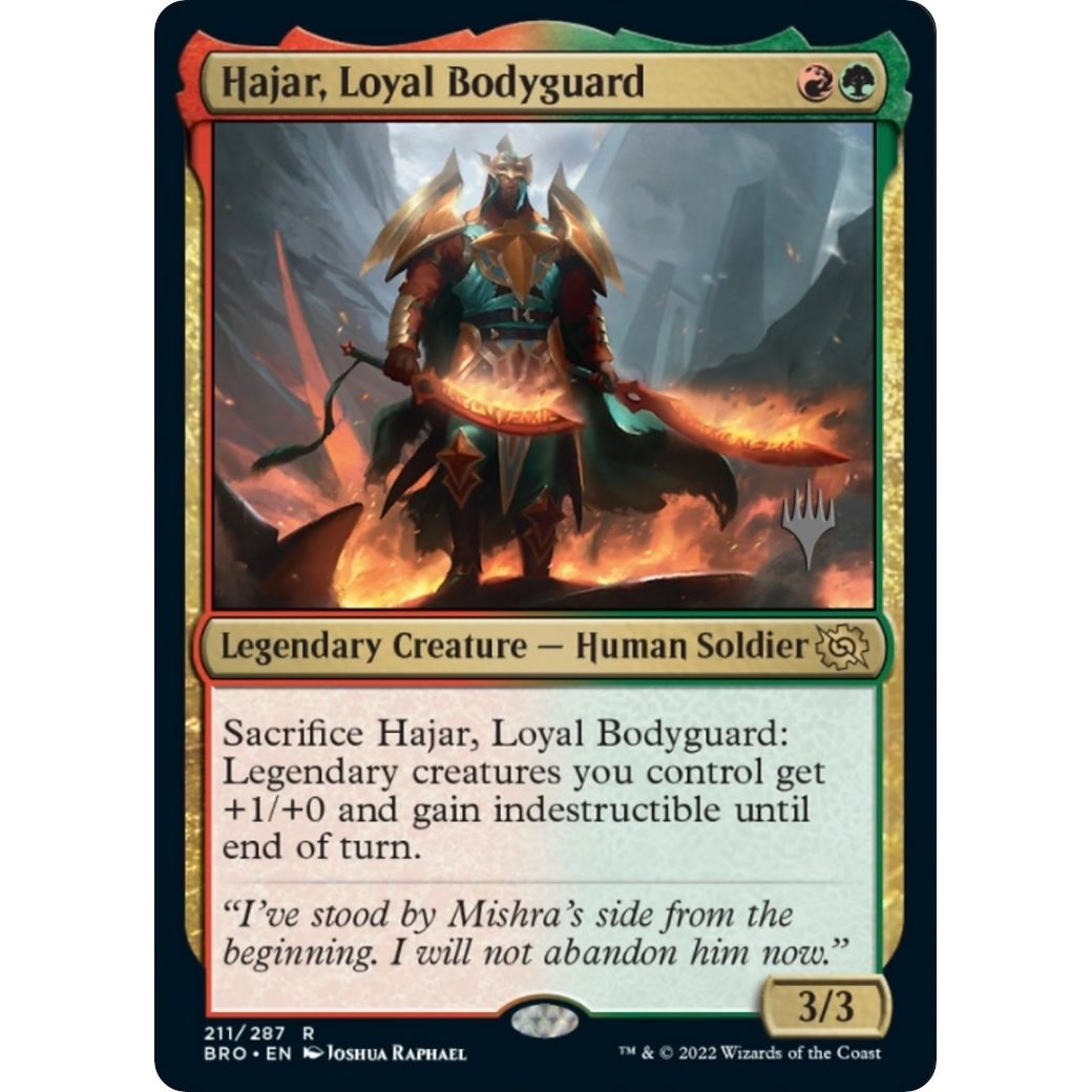 Image for Hajar, Loyal Bodyguard (211) (PPBRO) - Magic: The Gathering