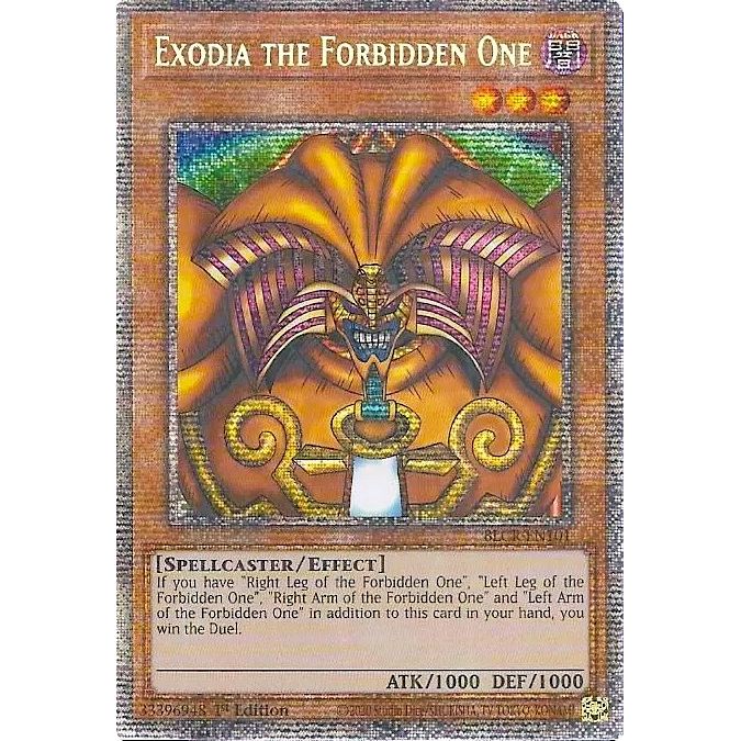 Image for Exodia the Forbidden One (Starlight Rare) (BLCR-EN101) (BLCR) - YuGiOh