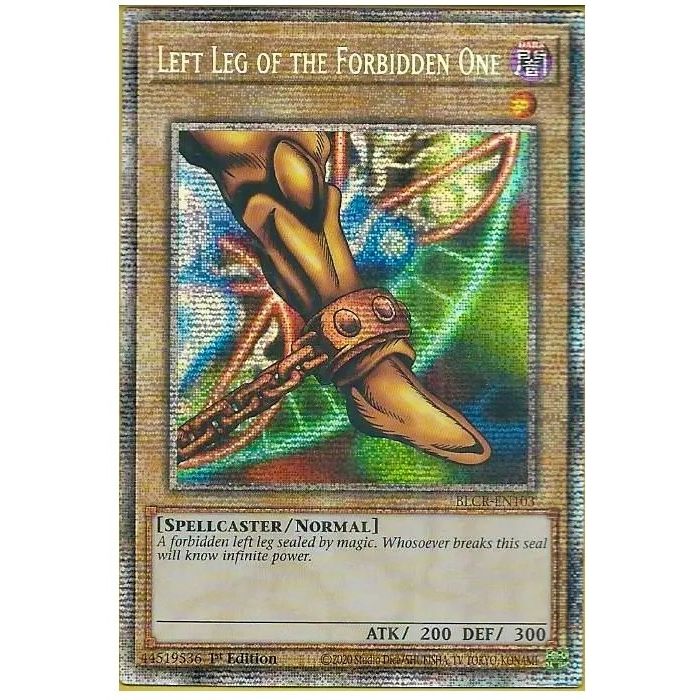 Image for Left Leg of the Forbidden One (Starlight Rare) (BLCR-EN103) (BLCR) - YuGiOh