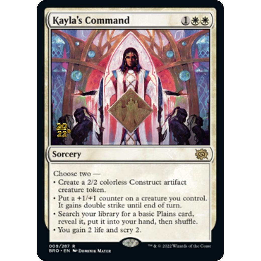 Image for Kayla's Command (9) (PRE) - Magic: The Gathering