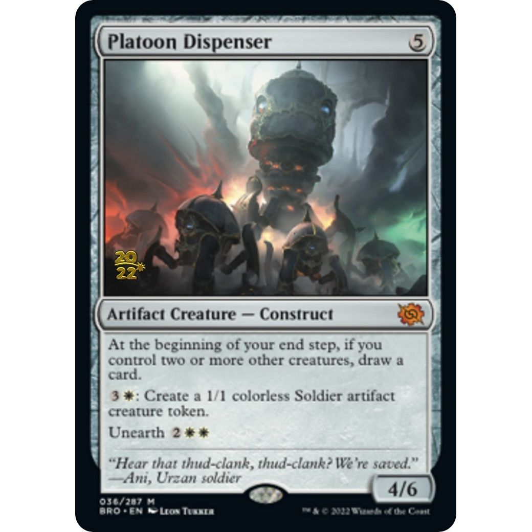 Image for Platoon Dispenser (36) (PRE) - Magic: The Gathering