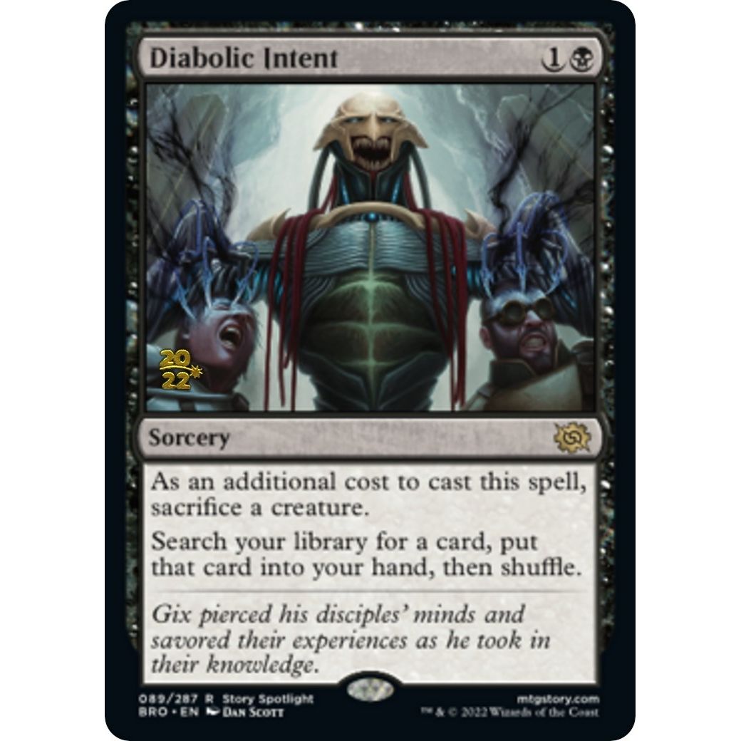 Image for Diabolic Intent (89) (PRE) - Magic: The Gathering