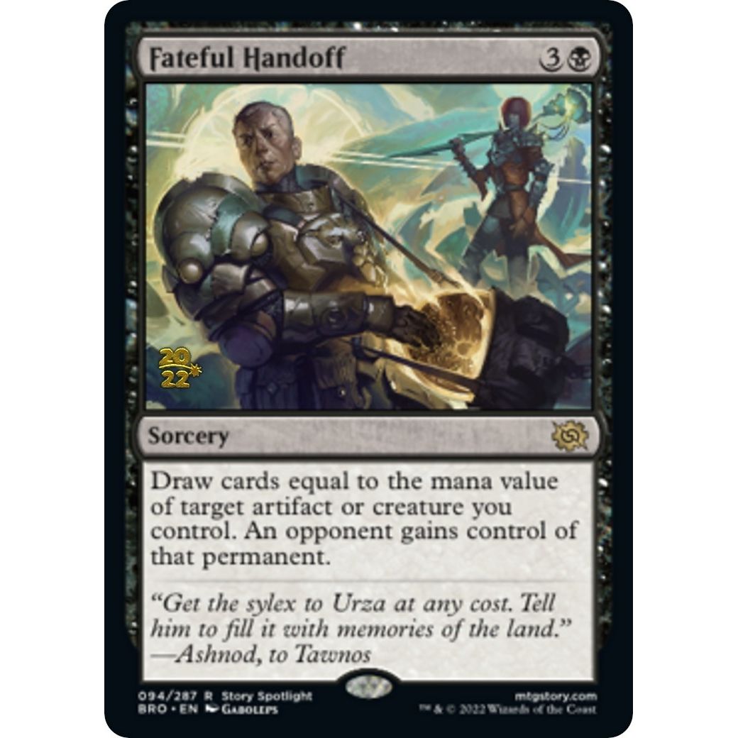 Image for Fateful Handoff (94) (PRE) - Magic: The Gathering