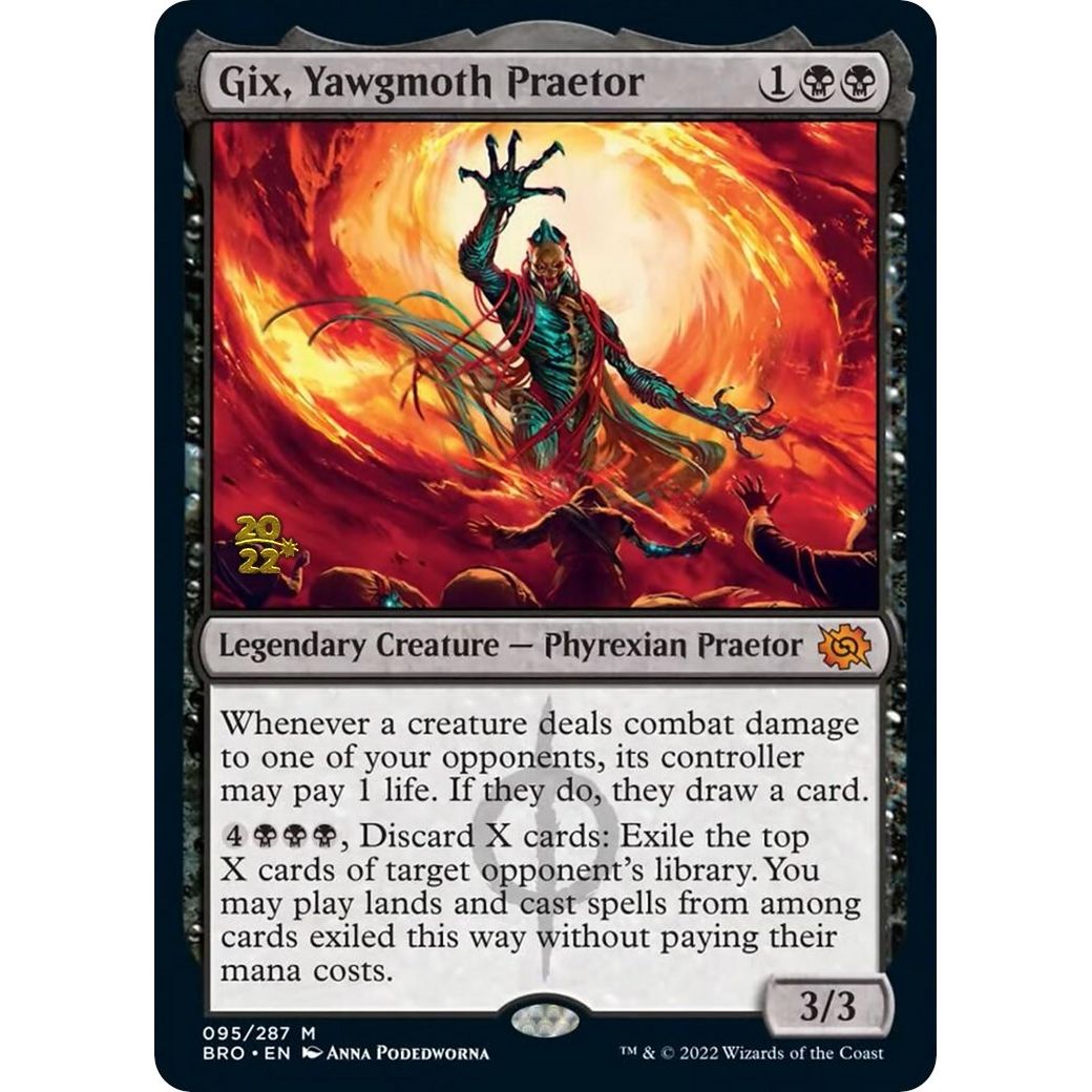 Image for Gix, Yawgmoth Praetor (95) (PRE) - Magic: The Gathering
