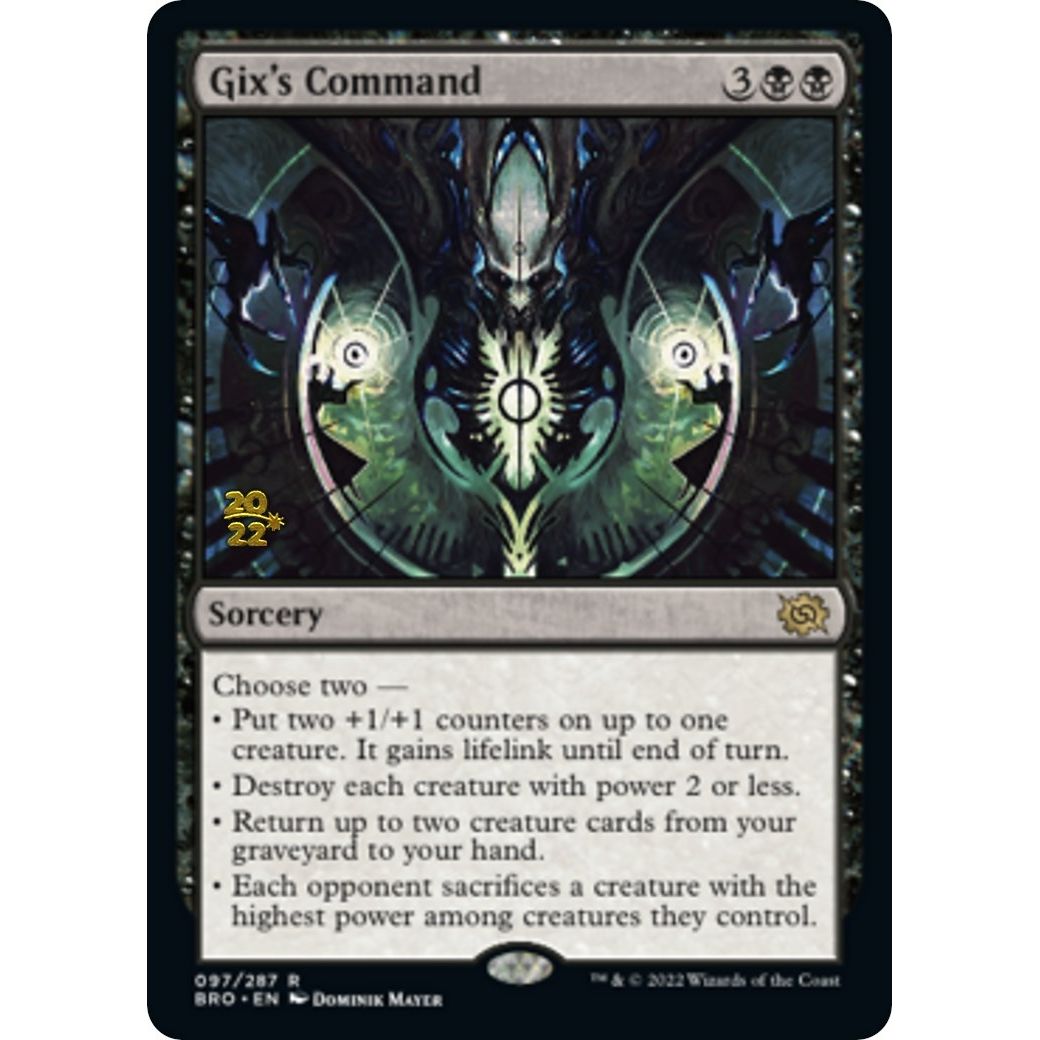 Image for Gix's Command (97) (PRE) - Magic: The Gathering