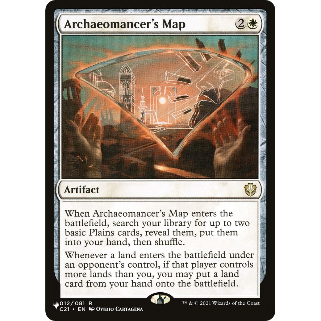 Image for Archaeomancer's Map (012/081) (LIST) - Magic: The Gathering