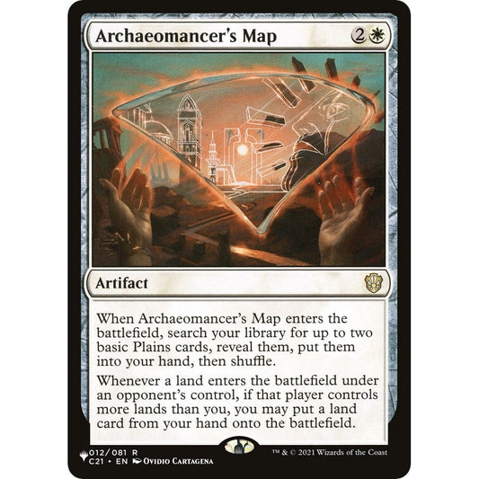 Image for Archaeomancer's Map (012/081) (LIST) - Magic: The Gathering