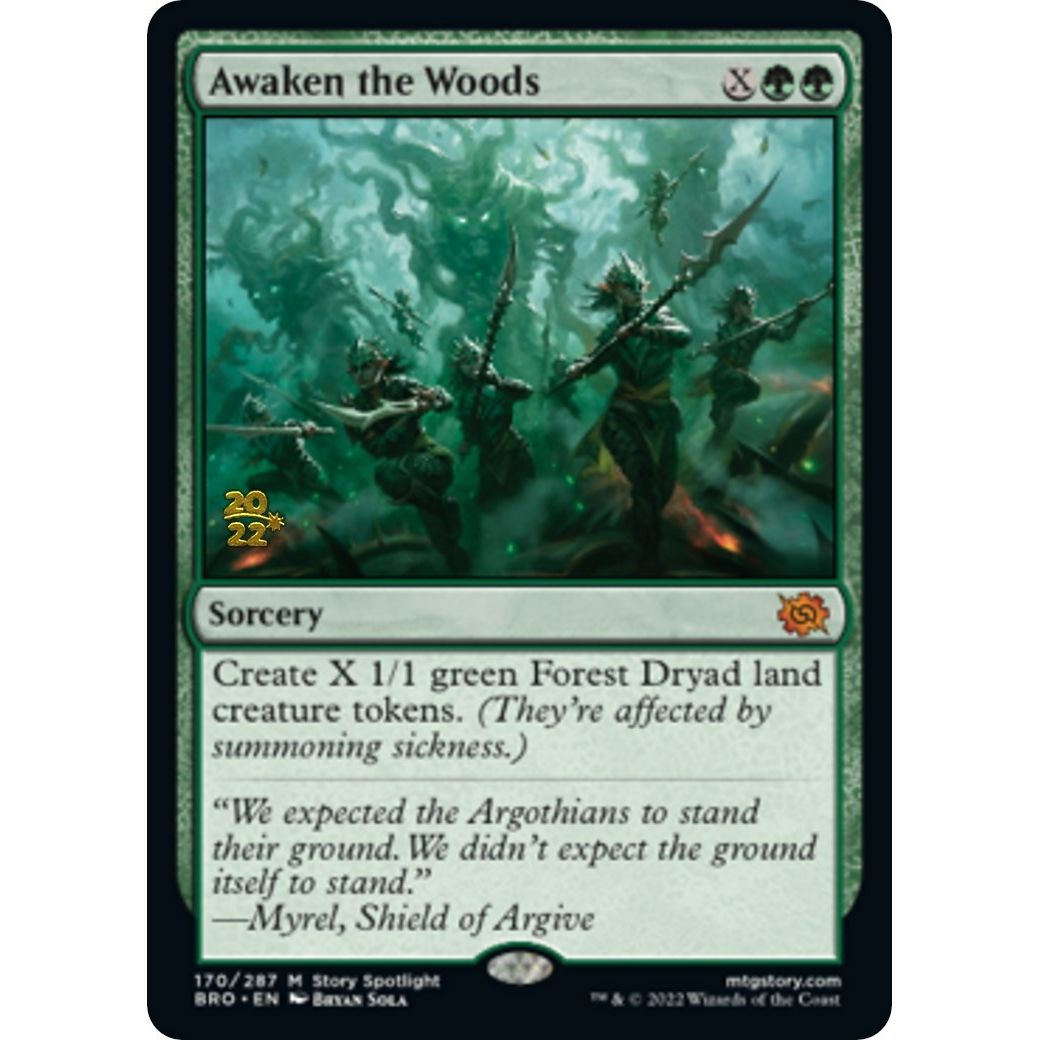 Image for Awaken the Woods (170) (PRE) - Magic: The Gathering