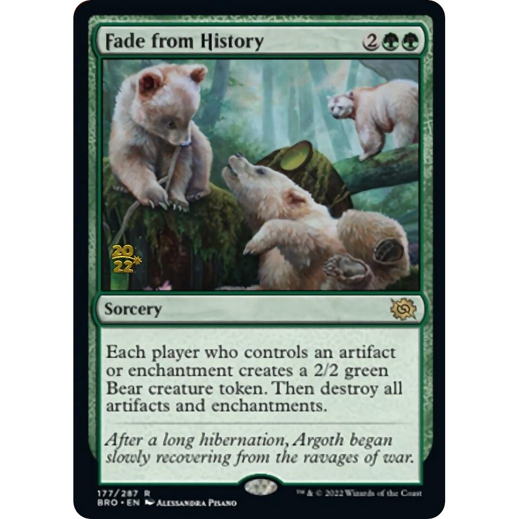 Image for Fade from History (177) (PRE) - Magic: The Gathering