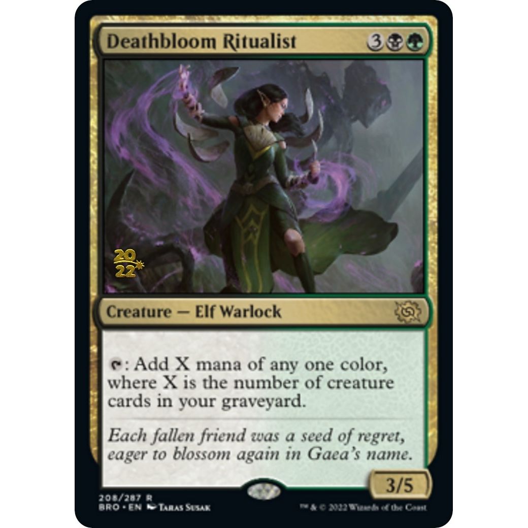 Image for Deathbloom Ritualist (208) (PRE) - Magic: The Gathering
