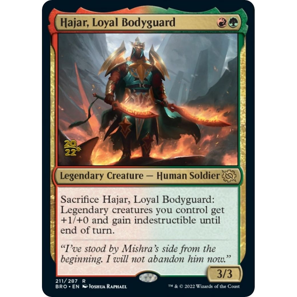 Image for Hajar, Loyal Bodyguard (211) (PRE) - Magic: The Gathering