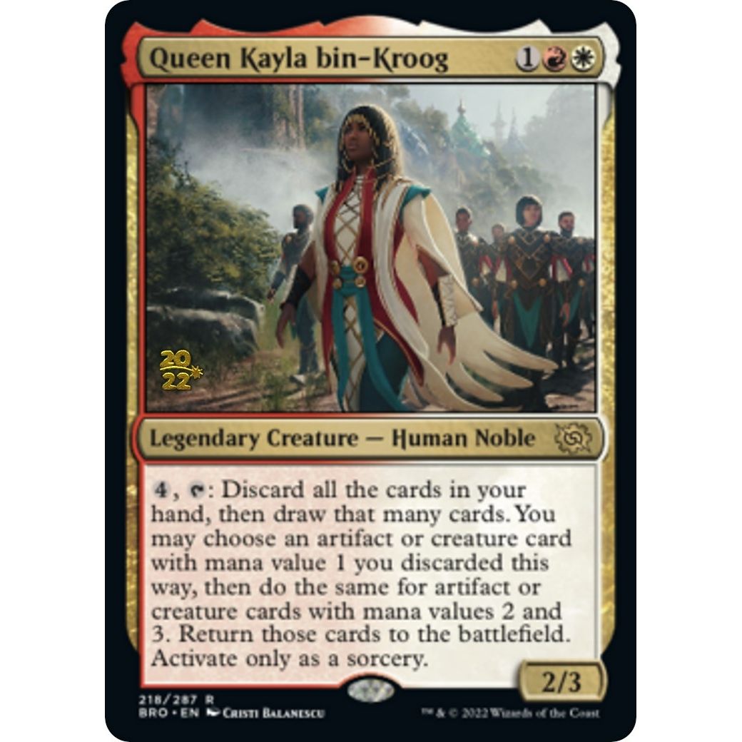 Image for Queen Kayla bin-Kroog (218) (PRE) - Magic: The Gathering