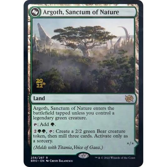 Image for Argoth, Sanctum of Nature (256) (PRE) - Magic: The Gathering