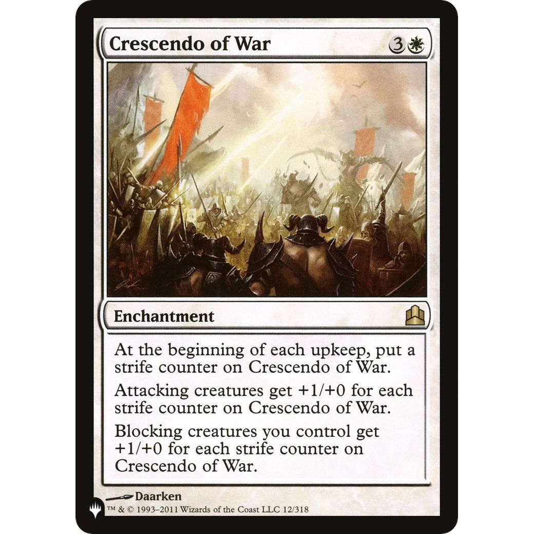 Image for Crescendo of War (12/318) (LIST) - Magic: The Gathering