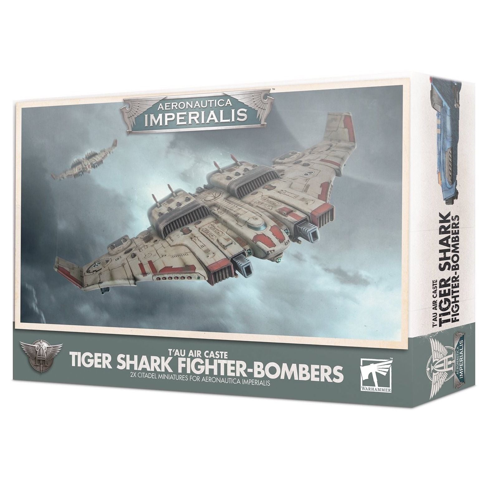 Image for Aeronautica Imperialis - T'au Air Caste Tiger Shark Fighter-Bombers - Warhammer Box Sets