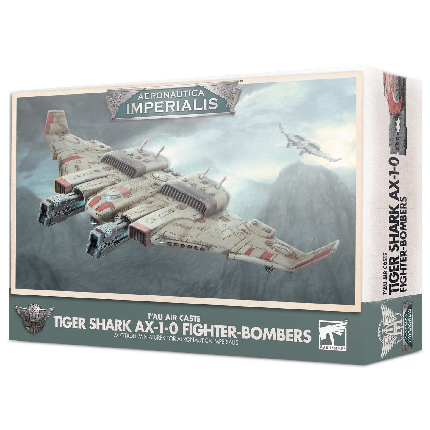 Image for Aeronautica Imperialis - T'au Air Caste Tiger Shark AX-1-0 Fighter-Bombers - Warhammer Box Sets