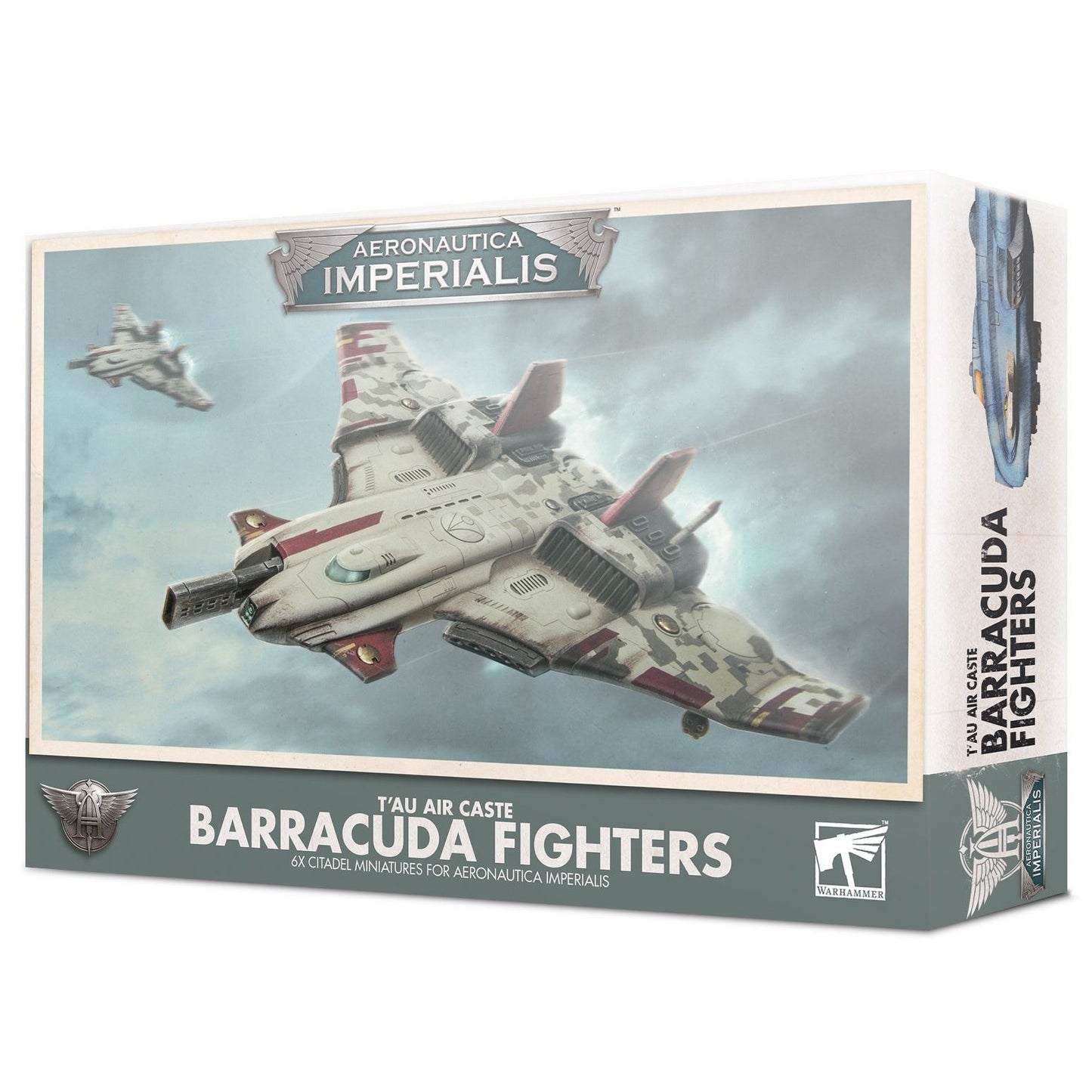 Image for Aeronautica Imperialis - T'au Air Caste Barracuda Fighters - Warhammer Box Sets