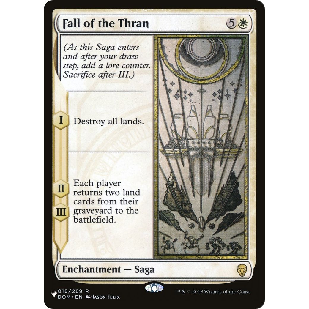 Image for Fall of the Thran (018/269) (LIST) - Magic: The Gathering
