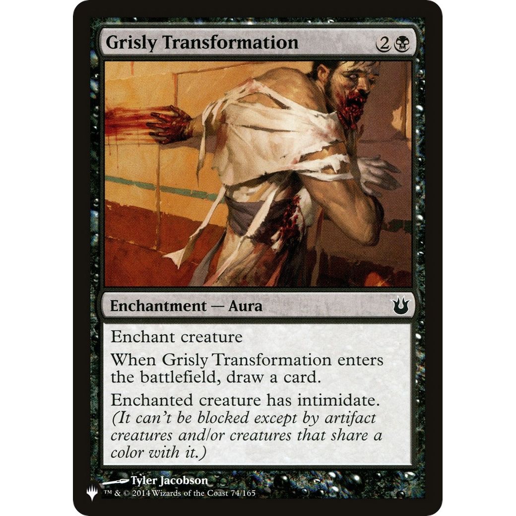 Image for Grisly Transformation (74/165) (LIST) - Magic: The Gathering