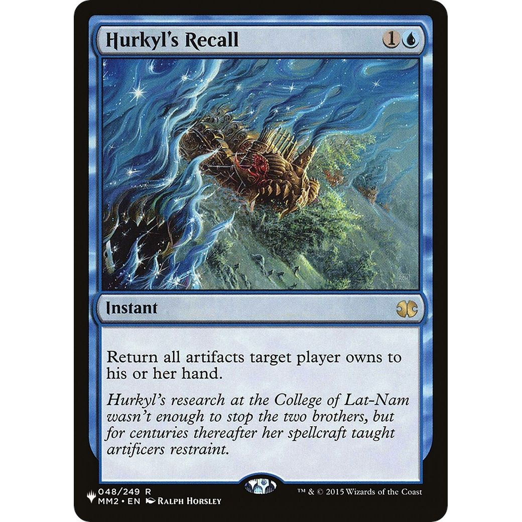 Image for Hurkyl's Recall (048/249) (LIST) - Magic: The Gathering