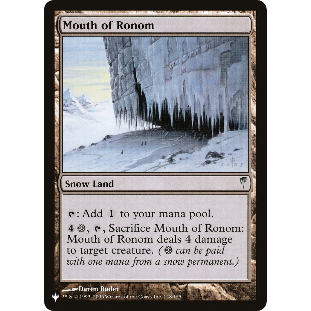 Image for Mouth of Ronom (148/155) (LIST) - Magic: The Gathering