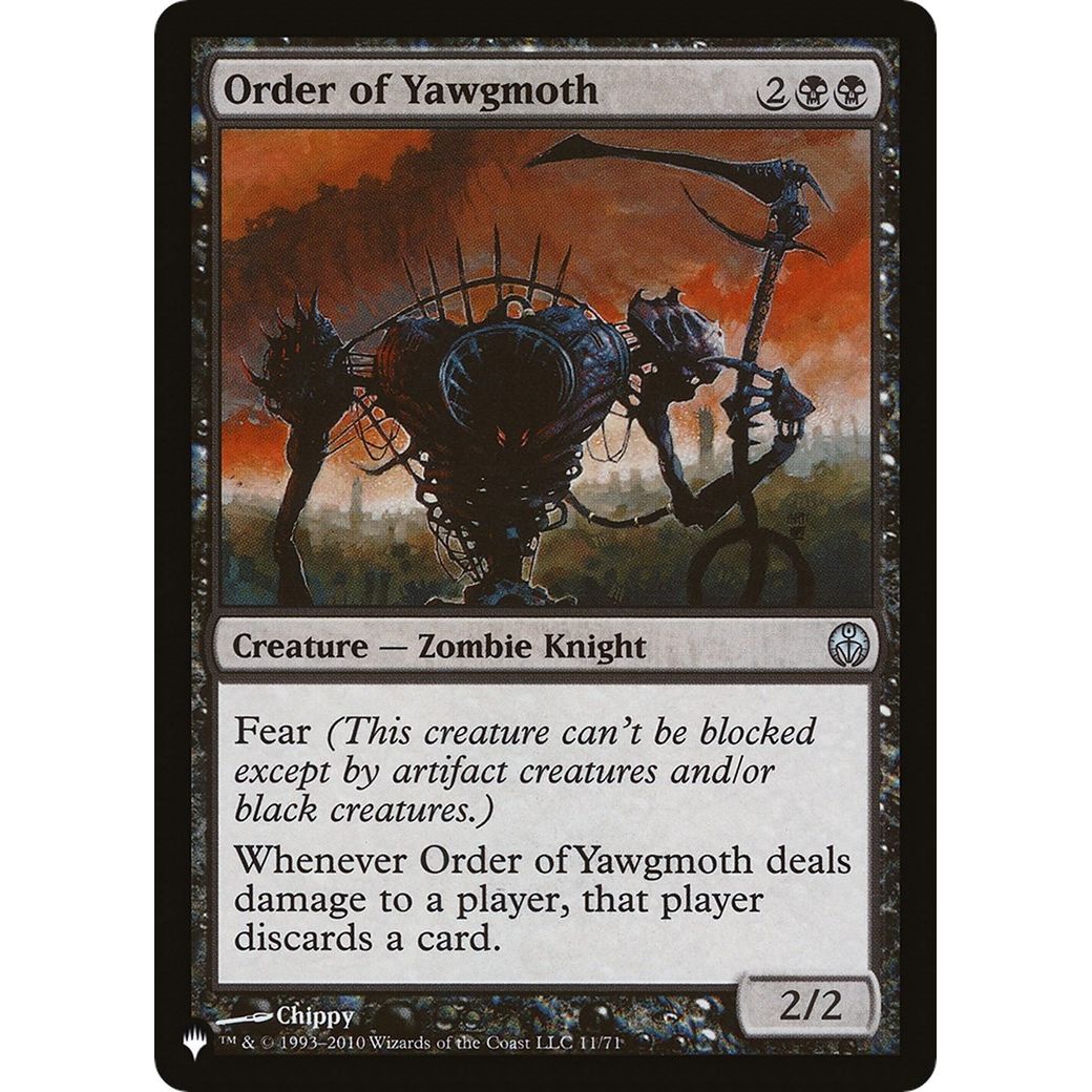 Image for Order of Yawgmoth (DDE) (Nov-71) (LIST) - Magic: The Gathering