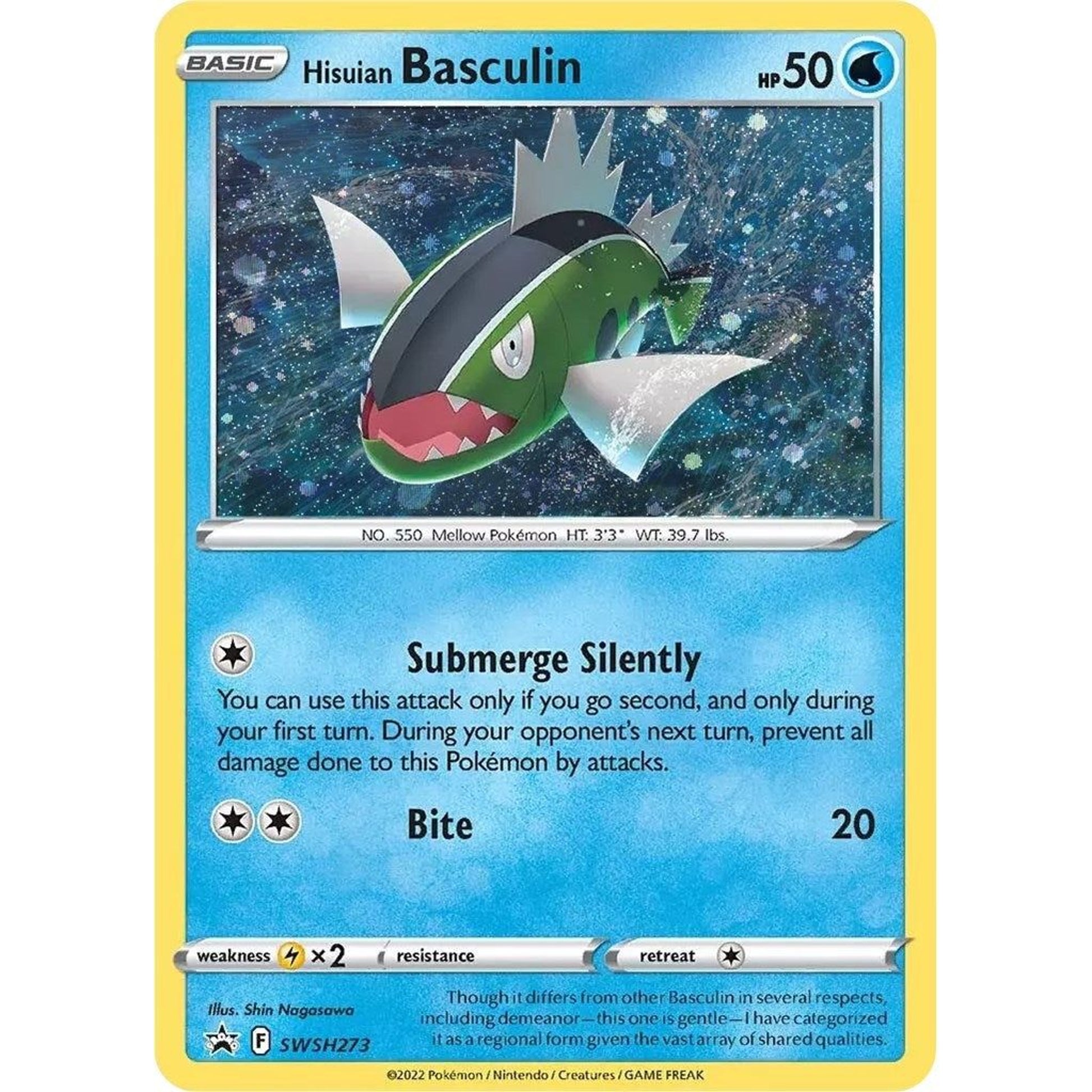 Image for Hisuian Basculin - SWSH273 (SWSH273) (SWSD) - Pokemon
