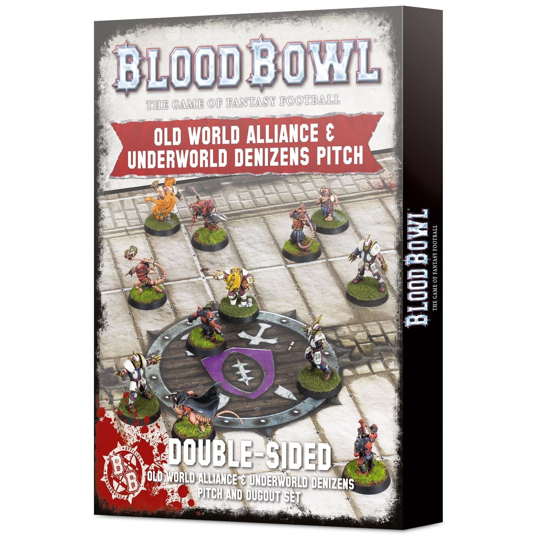 Image for Blood Bowl: Old World & Underworld Pitch & Dugouts - Warhammer Game Accessories