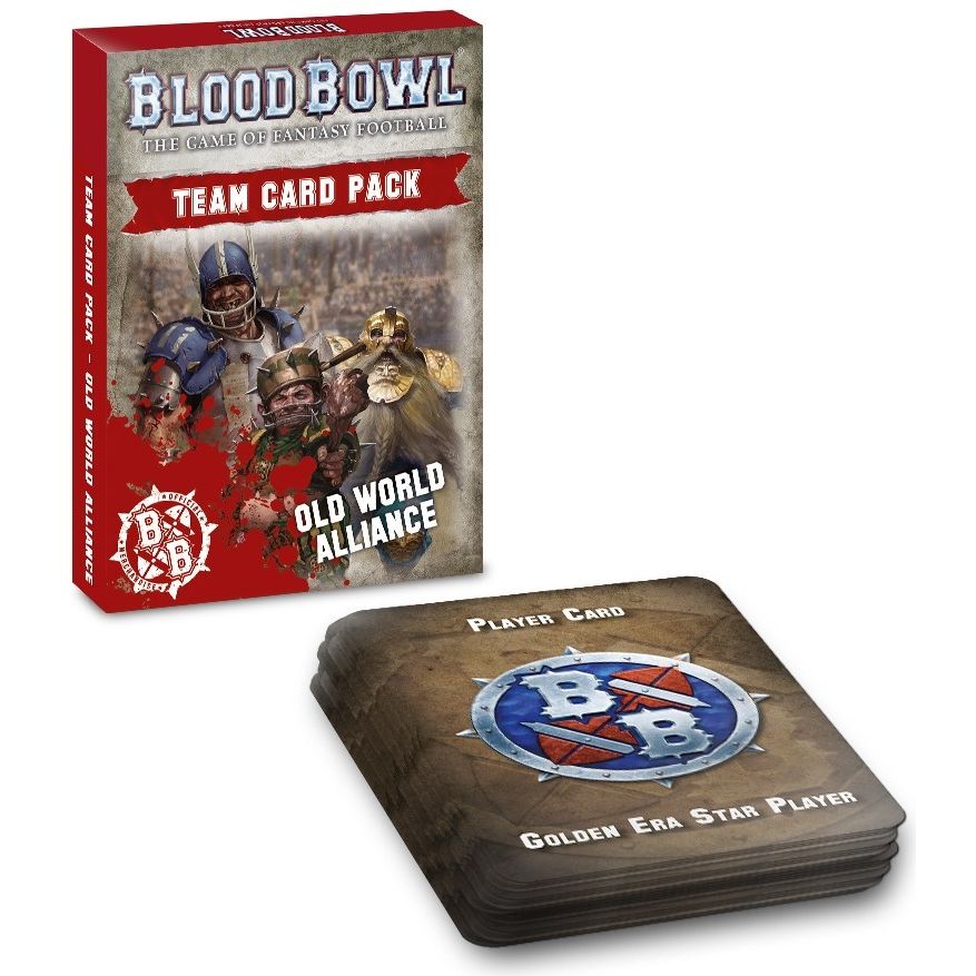Image for Blood Bowl: Old World Alliance Team Card Pack - Warhammer Game Accessories