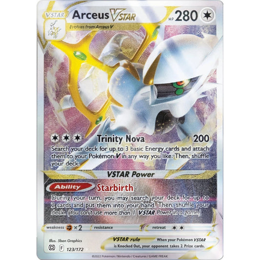 Image for Arceus VSTAR - 123/172 (Metal Card) (123/172) (MCAP) - Pokemon