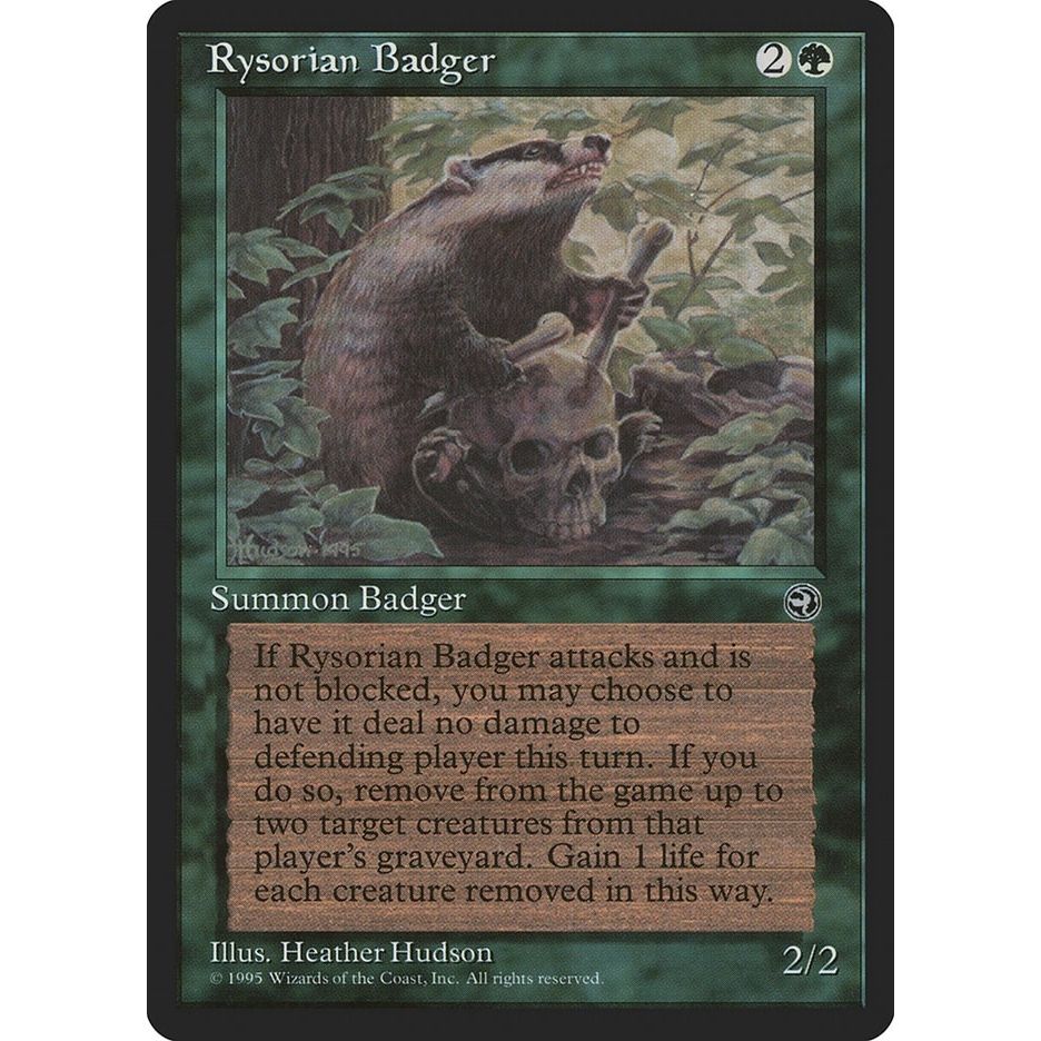 Image for Rysorian Badger (HML) - Magic: The Gathering