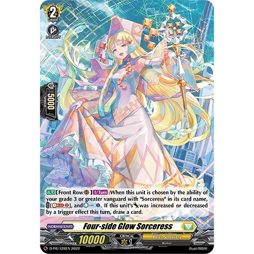 Image for Four-side Glow Sorceress (Foil) (D-PR/128EN) (D-PR) - Cardfight Vanguard