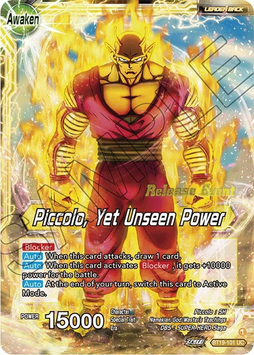 Image for Piccolo // Piccolo, Yet Unseen Power (Fighter's Ambition Holiday Pack) (BT19-101) (TPR) - Dragon Ball Super: Masters