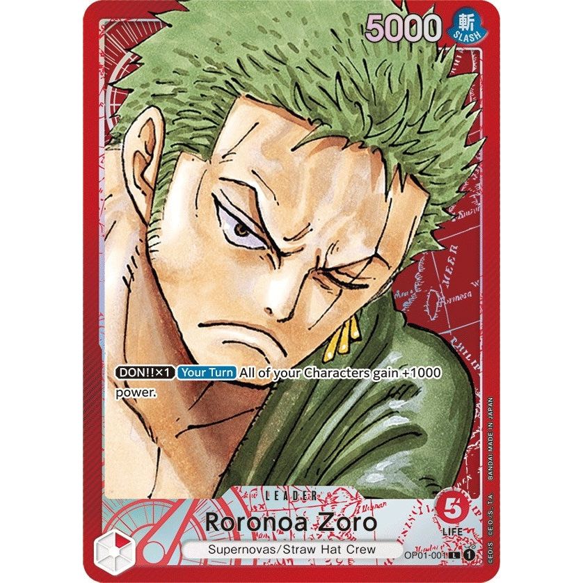 Image for Roronoa Zoro (001) (Parallel) (OP01-001) (OP01) - One Piece Card Game