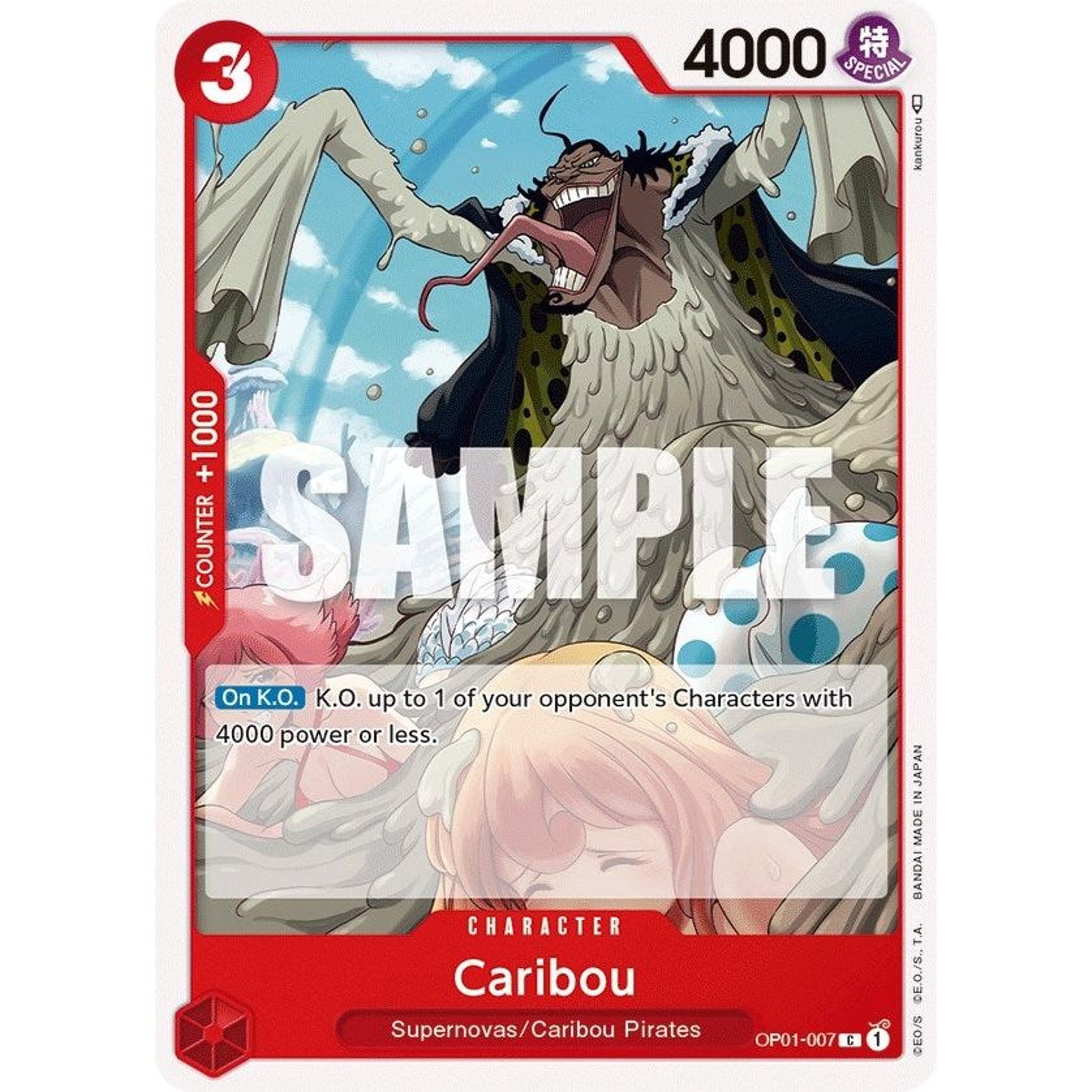 Image for Caribou (OP01-007) (OP01) - One Piece Card Game