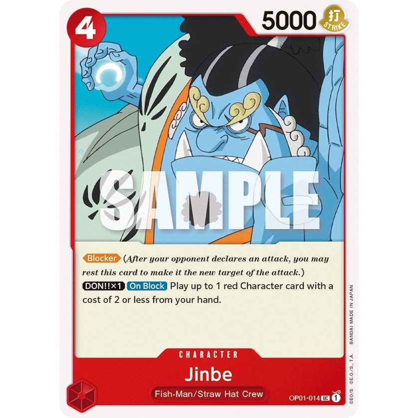 Image for Jinbe (014) (OP01-014) (OP01) - One Piece Card Game