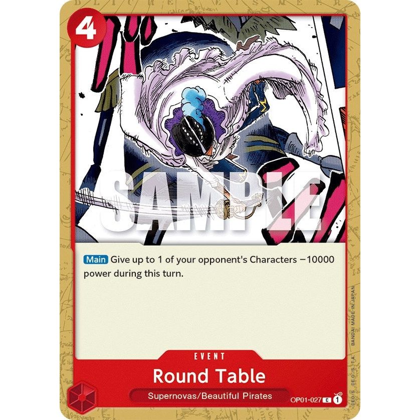 Image for Round Table (OP01-027) (OP01) - One Piece Card Game