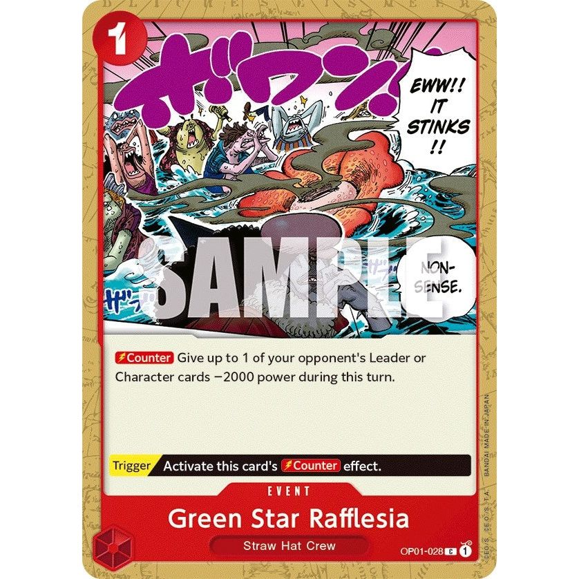 Image for Green Star Rafflesia (OP01-028) (OP01) - One Piece Card Game