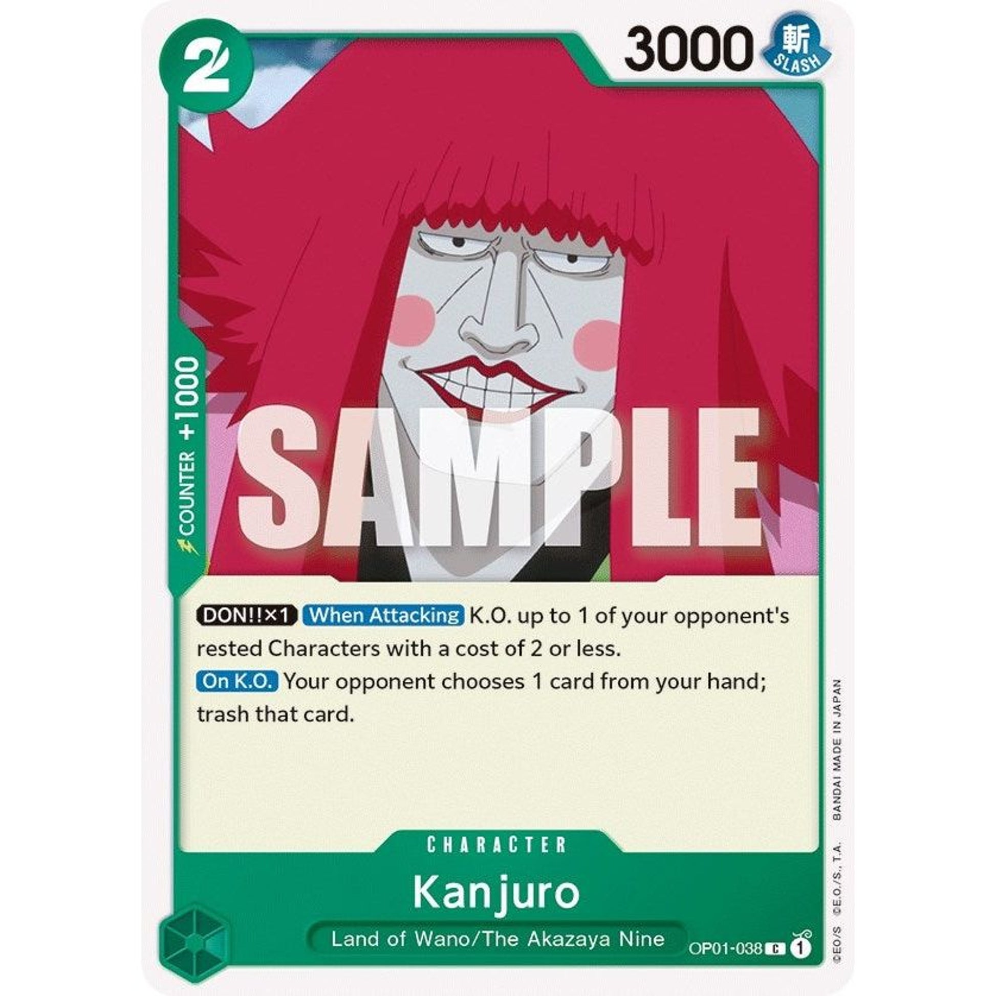 Image for Kanjuro (OP01-038) (OP01) - One Piece Card Game
