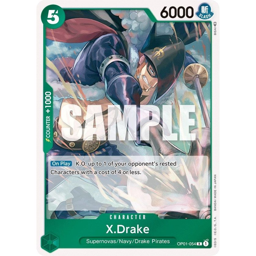 Image for X.Drake (054) (OP01-054) (OP01) - One Piece Card Game