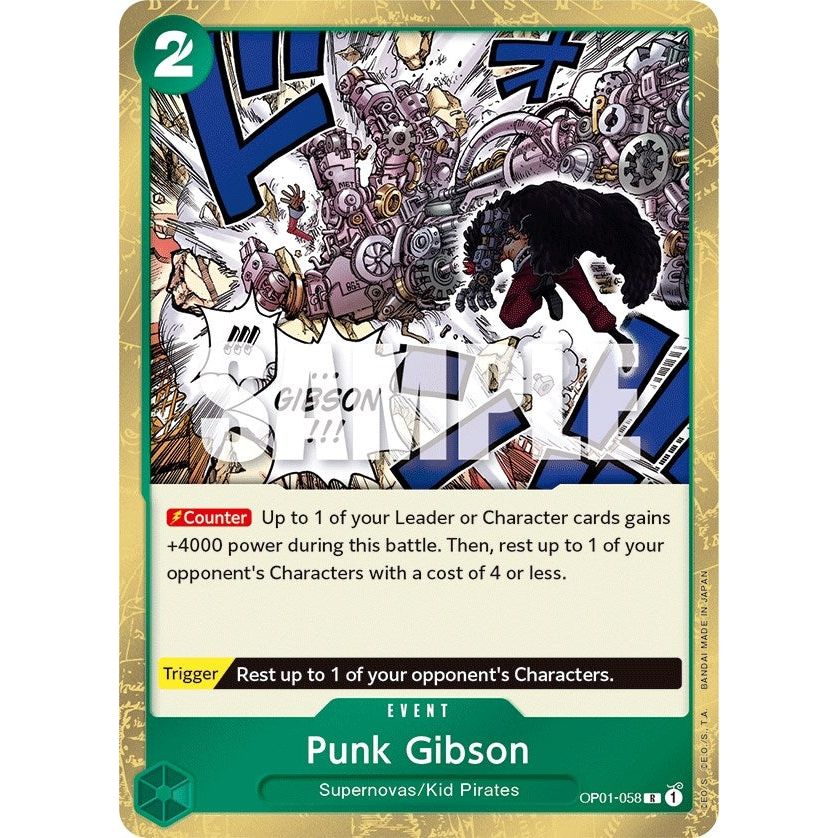 Image for Punk Gibson (OP01-058) (OP01) - One Piece Card Game