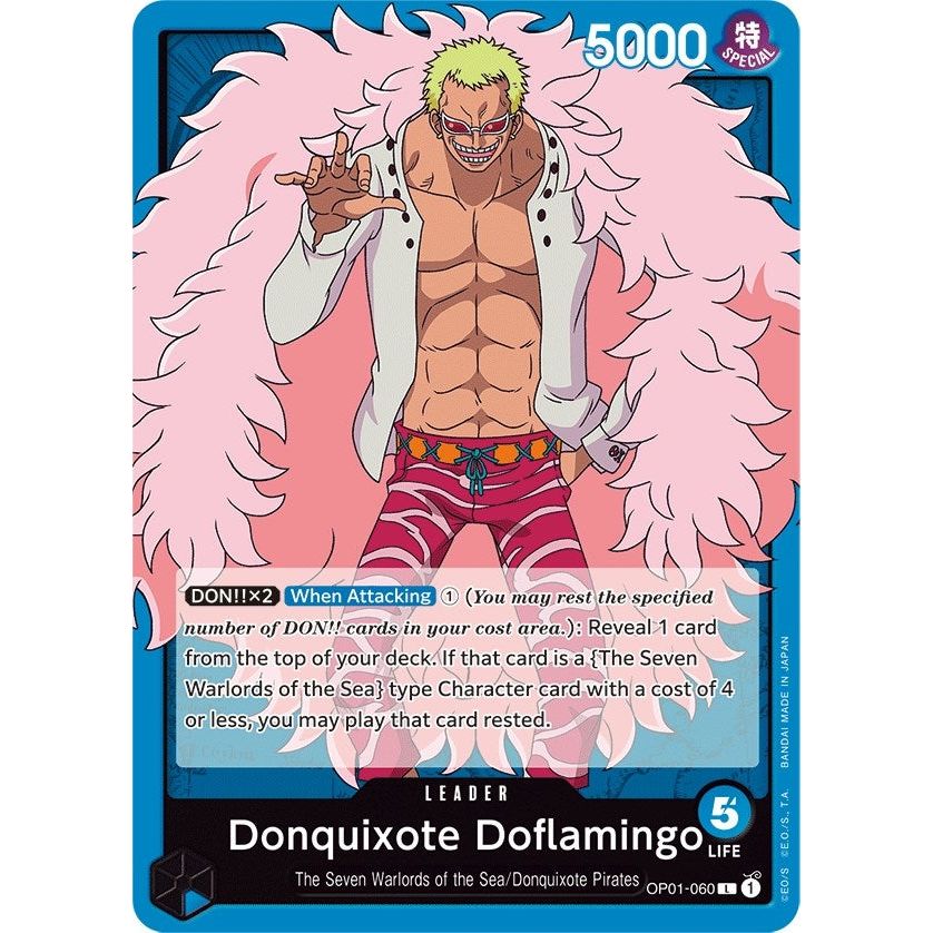 Image for Donquixote Doflamingo (060) (OP01-060) (OP01) - One Piece Card Game
