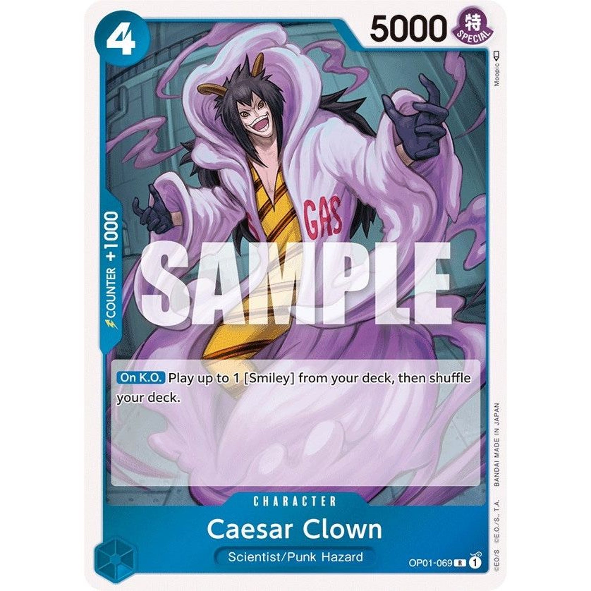 Image for Caesar Clown (OP01-069) (OP01) - One Piece Card Game